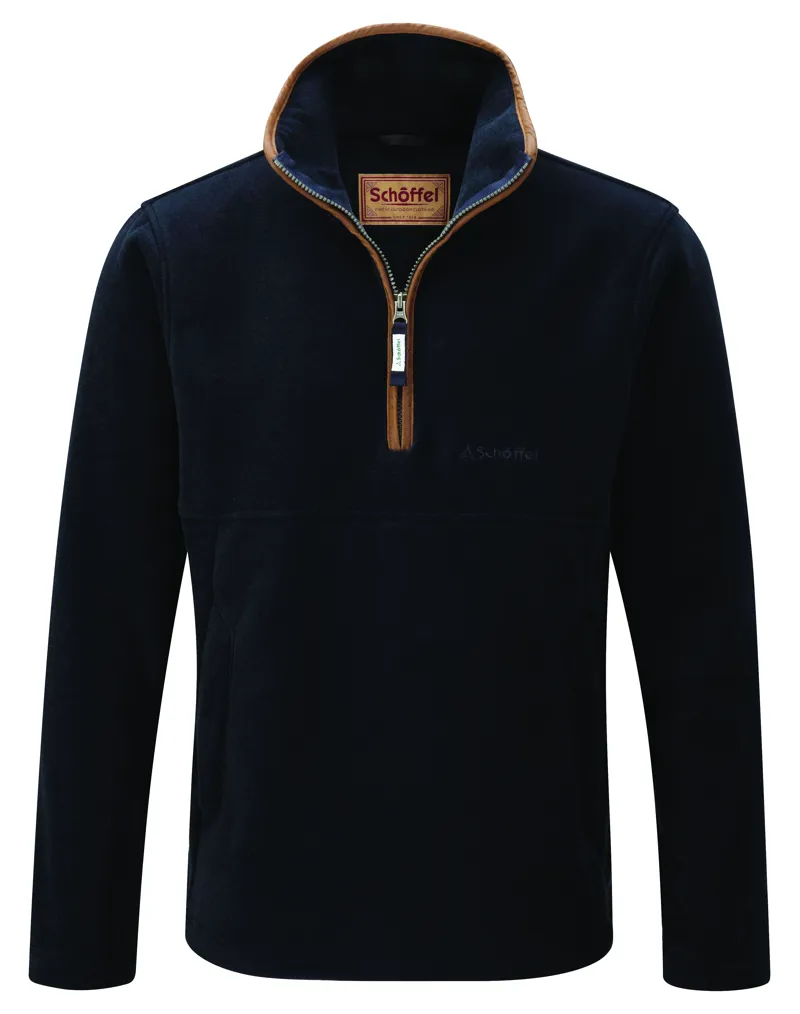 Schoffel Berkeley 1/4 Zip Fleece Navy